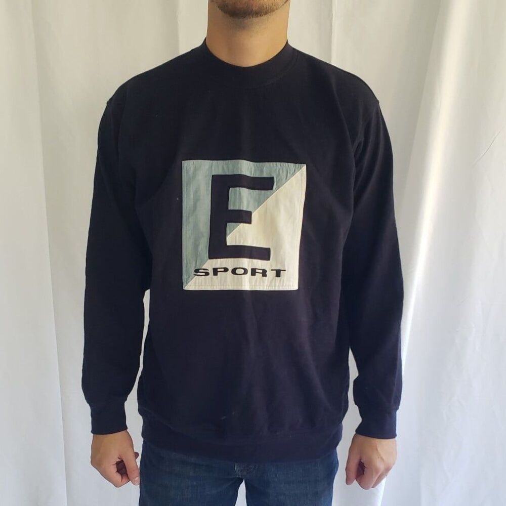 90s/Y2K‎ Blue Escada Sport Long Sleeve Tee
